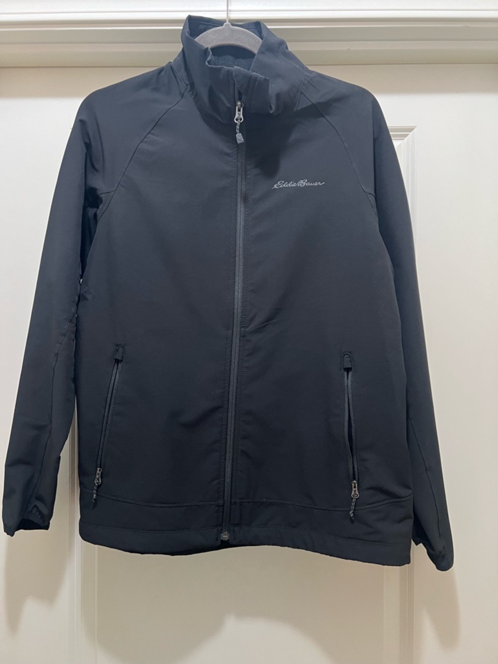 Eddie Bauer Black Softshell Utility Jacket